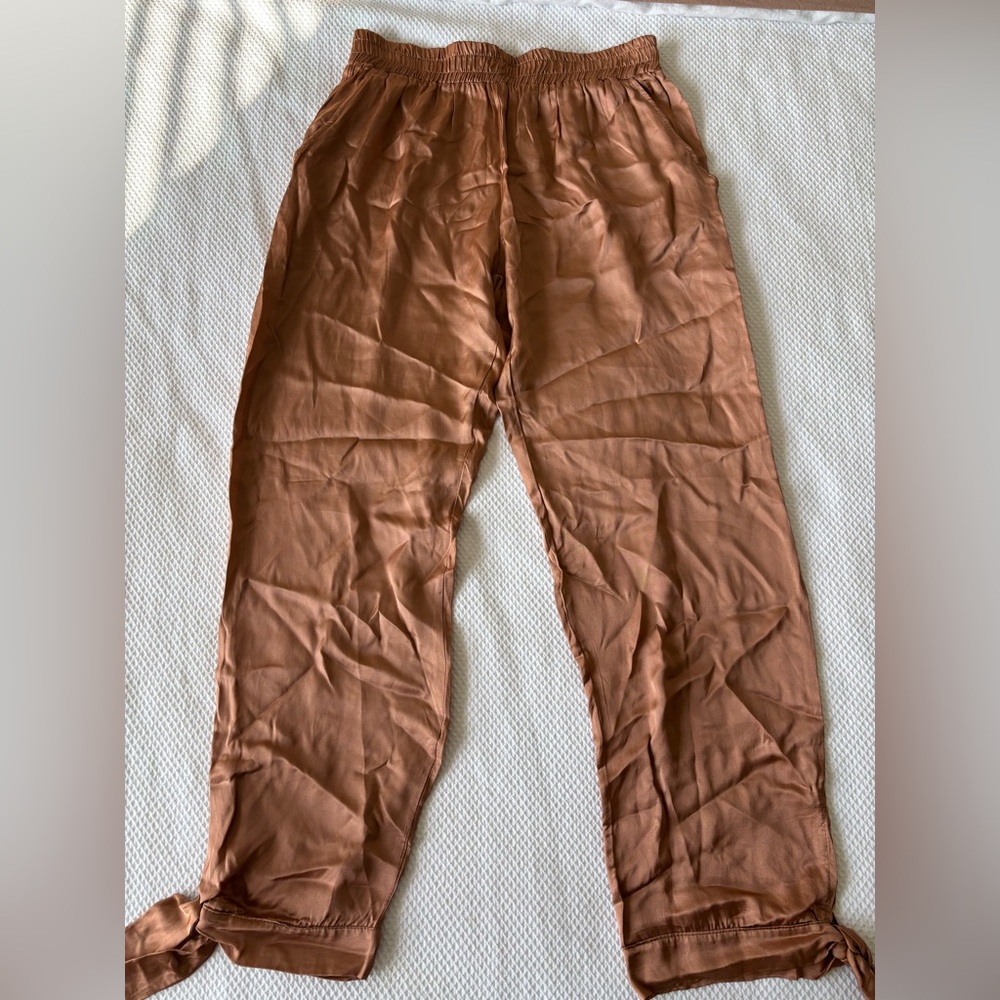 Satin pants Sofia Made in Italy